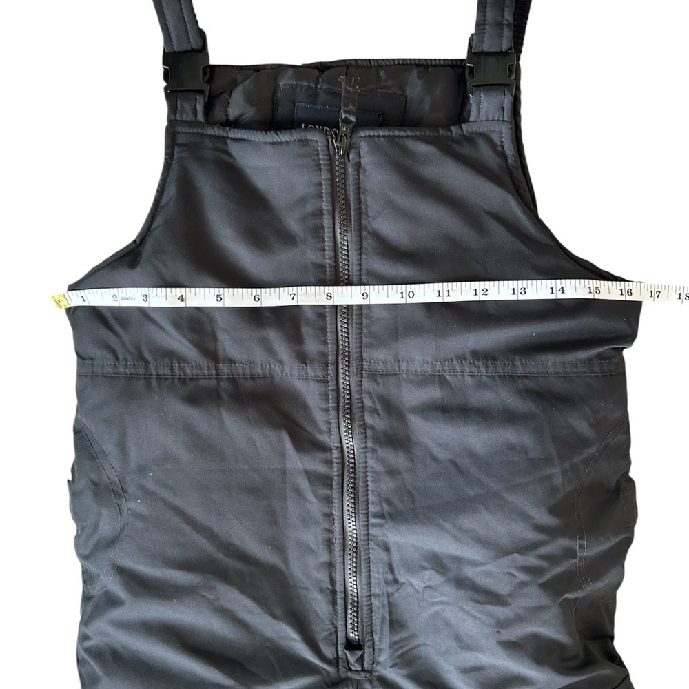 London fog, black snow, bibs youth size medium, ski Lodge, outdoor cozy - Picture 4 of 7